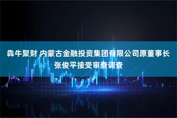 犇牛聚财 内蒙古金融投资集团有限公司原董事长张俊平接受审查调查